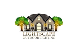design awesome landscape lighting logo