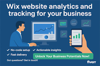 configure google analytics and tracking on your wix website