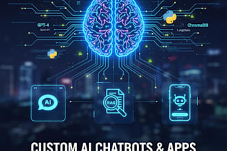 build custom python ai chatbots using openai, langchain, gpt 4, chromadb