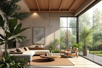 do realistic render for interior, architecture, gardens