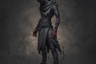 create scary fantasy horror character