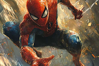 do a superhero comic