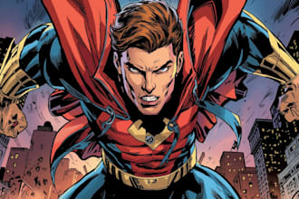 draw a superhero character