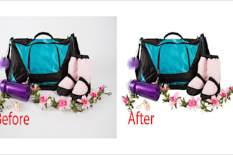 do bulk image backround removal and photoshop image editing