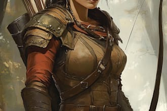draw your d and d character and oc