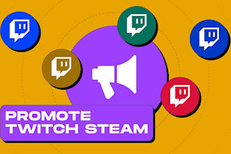 do organic twitch promotion followers active viewers verified and partner