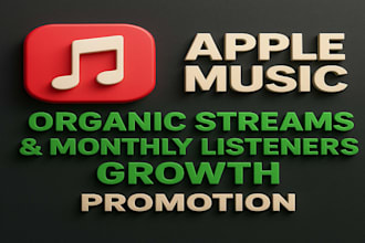 do apple promotion grow apple stream music promotion boost monthly listeners