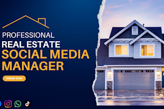 manage your real estate social media marketing and grow your business with leads