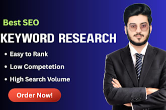 do a professional SEO keywords research for your website