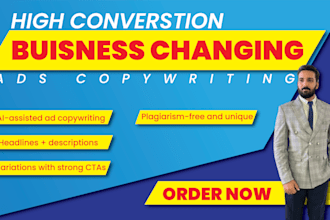 write high converting ai ad copy for facebook, instagram, and google