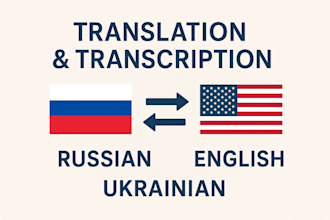 translate text from russian,ukrainian to english and vice versa