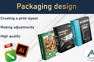 design packaging and label