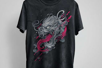 create an amazing t shirt design