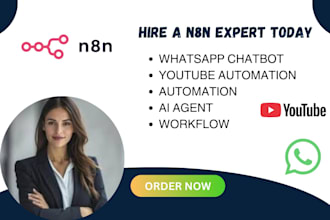 n8n ai agent n8n whatsapp chatbot n8n youtube n8n shopify ai receptionist fix