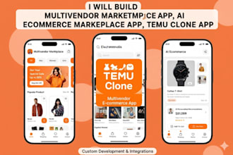build multivendor marketplace app, ai ecommerce marketplace app, temu clone app