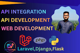 create apis and integrations in laravel and python