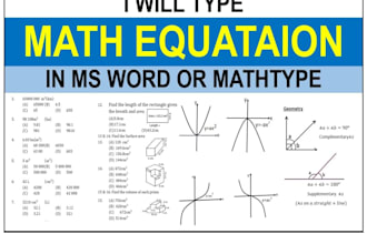 type and format math projects professionally