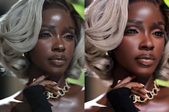 do professional photo retouching