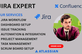 be your jira expert for atlassian, confluence and jira service desk setup