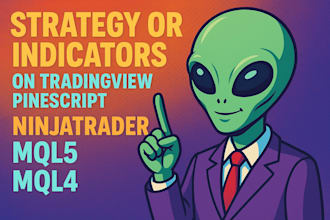 code strategy or indicat0rs on tradingview pinescript, ninjatrader 8, mql5, mql4