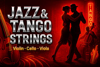 record professional jazz and tango string performances