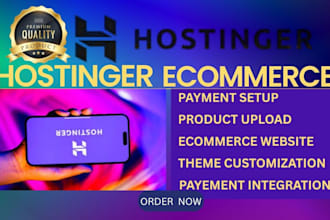 build your hostinger ecommerce website professionally