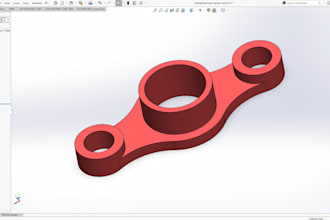 design 2d,3d drawing in solidworks, fusion 360, inventor, creo and autocad