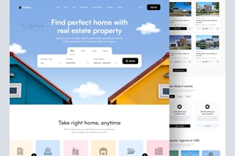 develop real estate idx portals website, construction website mls real estate