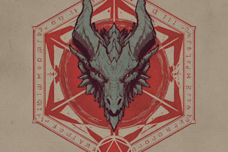 design  an medieval, fantasy, rpg gaming logo