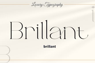 design elegant and luxury typography logo for branding