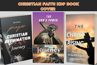 design christian book cover, religious fantasy or  romance ebook cover design