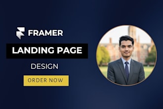 build modern framer landing page and figma to framer landing