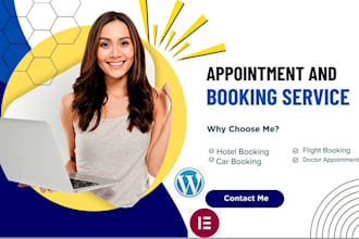 build a online appointment booking for your wordpress website