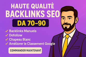 do high quality french SEO backlinks on high da
