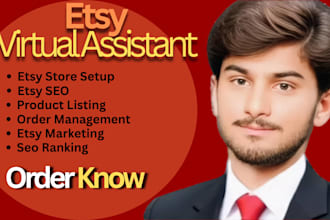 be your etsy virtual assistant and etsy store manager