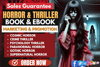 amazon kindle book promotion crime thriller ebook sales marketing KDP ads