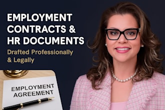 draft employment contracts, offer letters, and workplace agreements legally