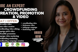 create and promote your crowdfunding video for kickstarter indiegogo gofundme