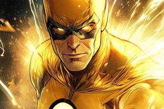make a comic superhero art portraits