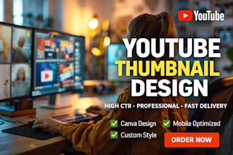 design youtube thumbnails in canva