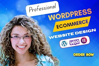 do wordpress ecommerce website design, and development by elementor pro