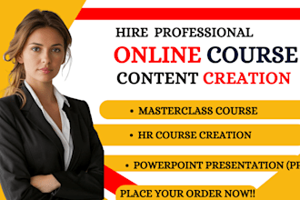 online course content, ecourse, ppt, workbook, coursework, syllabus, lesson plan