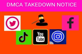 takedown your leaked, copyright, infringing, content, dmca