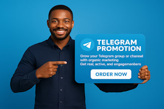 do telegram promotion, organic telegram marketing increase telegram members