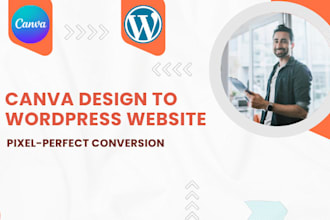 turn your canva design into a wordpress site