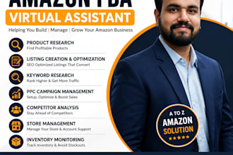 be your amazon virtual assistant for amazon fba store management