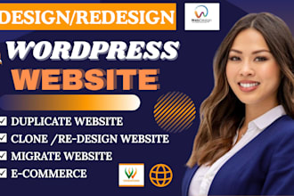 design, redesign, copy clone website development, ecommerce website