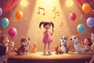 write nursery rhymes, kids music, children songs, kid songs