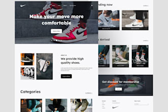 design shopify sneaker website sneakers shopify store sneaker dropshipping store