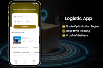 create a delivery management app for logistic and last mile delivery